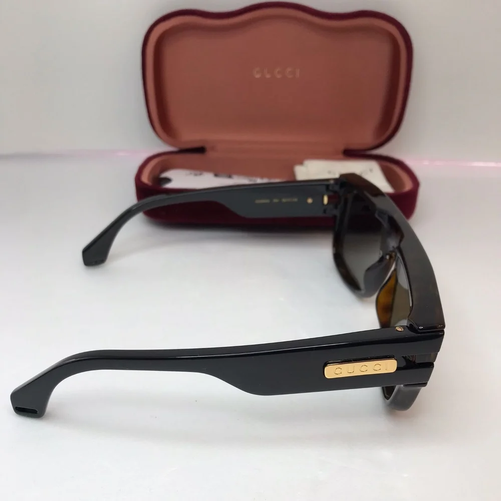 💯 original GUCCI SQUARE-FRAME ACETATE SUNGLASSES GG0664S-004 UNISEX
